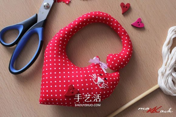 情侶貓咪公仔的制作方法 浪漫布藝情人節(jié)禮物 -  rpnrmr.com