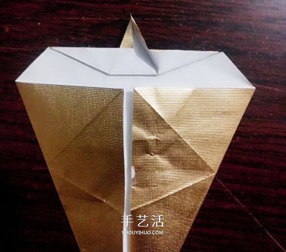 煙盒紙廢物利用 手工折紙立體貓頭鷹圖解步驟 -  rpnrmr.com