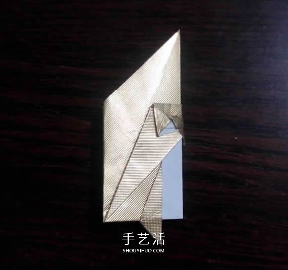 煙盒紙廢物利用 手工折紙立體貓頭鷹圖解步驟 -  rpnrmr.com