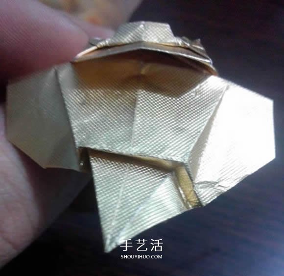 煙盒紙廢物利用 手工折紙立體貓頭鷹圖解步驟 -  rpnrmr.com