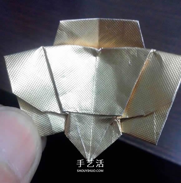 煙盒紙廢物利用 手工折紙立體貓頭鷹圖解步驟 -  rpnrmr.com