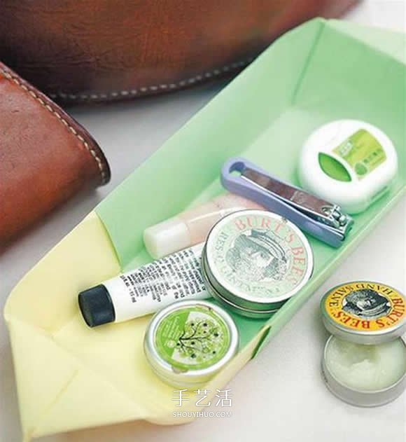 A4紙折船型收納盒的折法圖解 可大可小能收縮 -  rpnrmr.com