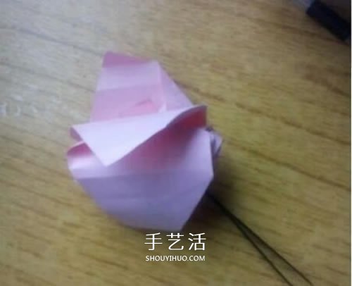 AP玫瑰折紙方法圖解 漂亮花型玫瑰怎么折圖解 -  rpnrmr.com
