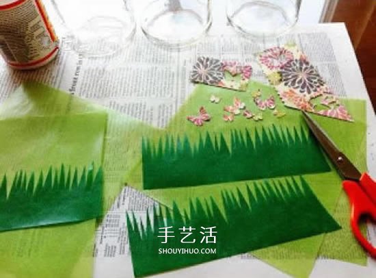 小小蝴蝶迎著晨光飛舞 自制玻璃瓶燈籠的方法 -  rpnrmr.com