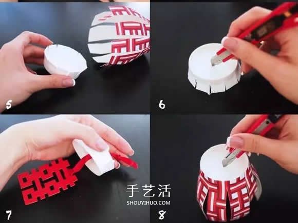 中國(guó)風(fēng)燈籠制作方法 年味十足的紙杯燈籠DIY -  rpnrmr.com