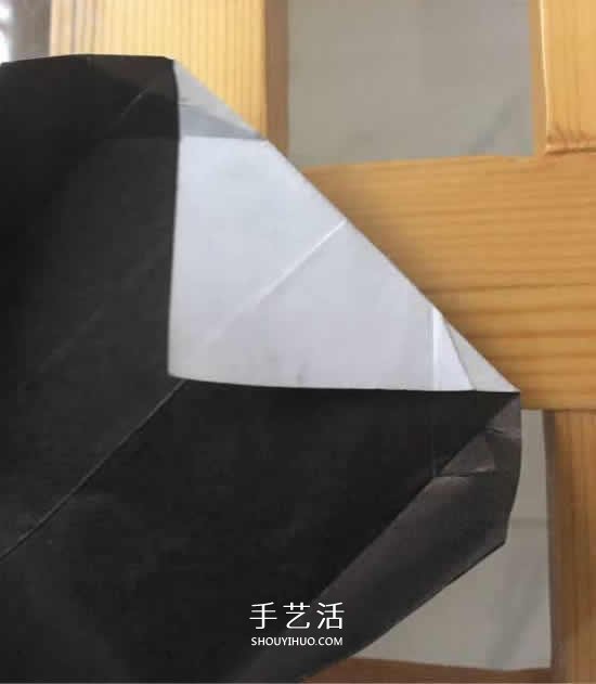 爬行大熊貓的折紙步驟圖解 憨態(tài)可掬很可愛~ -  rpnrmr.com