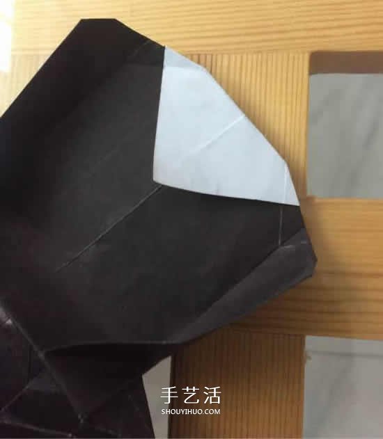 爬行大熊貓的折紙步驟圖解 憨態(tài)可掬很可愛~ -  rpnrmr.com