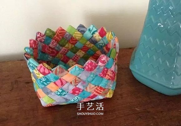 布條編織收納籃圖解 舊衣服編織收納筐步驟 -  rpnrmr.com