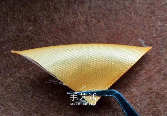 絲帶手工制作梅花圖解 做成漂亮的胸花或發(fā)飾 -  rpnrmr.com