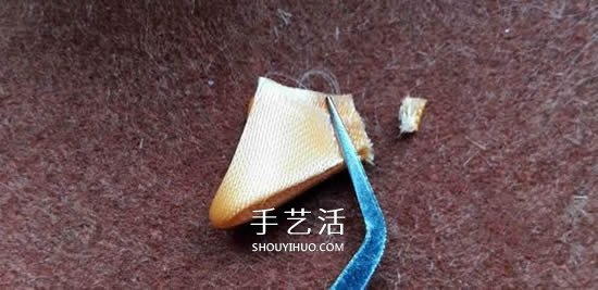 絲帶手工制作梅花圖解 做成漂亮的胸花或發(fā)飾 -  rpnrmr.com