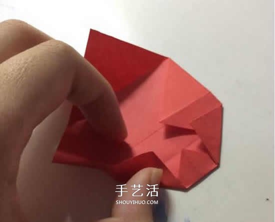 浪漫小秘密！對著光才能發(fā)現(xiàn)的透光心折紙圖解 -  rpnrmr.com