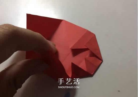 浪漫小秘密！對著光才能發(fā)現(xiàn)的透光心折紙圖解 -  rpnrmr.com