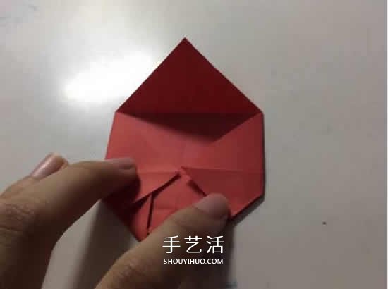 浪漫小秘密！對著光才能發(fā)現(xiàn)的透光心折紙圖解 -  rpnrmr.com