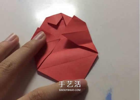 浪漫小秘密！對著光才能發(fā)現(xiàn)的透光心折紙圖解 -  rpnrmr.com