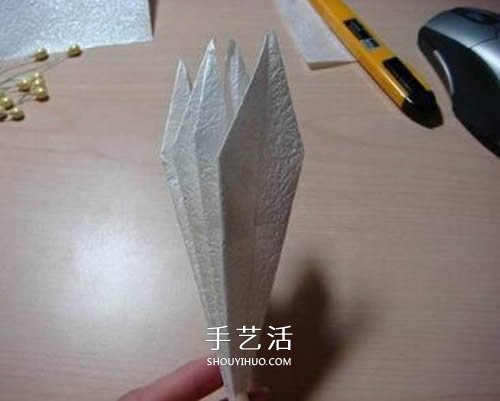 寓意百年好合！ 美麗紙百合花的折疊方法圖解 -  rpnrmr.com