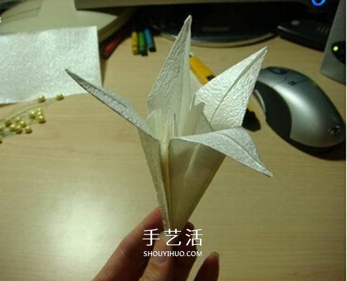 寓意百年好合！ 美麗紙百合花的折疊方法圖解 -  rpnrmr.com