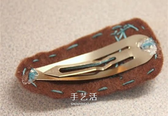 做一個兒童發(fā)夾 簡單手工布藝卡通發(fā)夾DIY -  rpnrmr.com