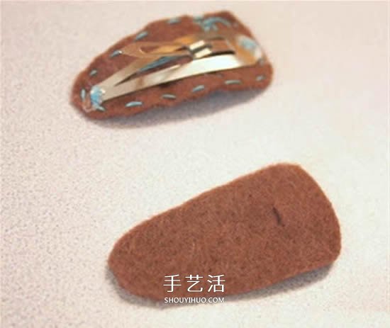 做一個兒童發(fā)夾 簡單手工布藝卡通發(fā)夾DIY -  rpnrmr.com