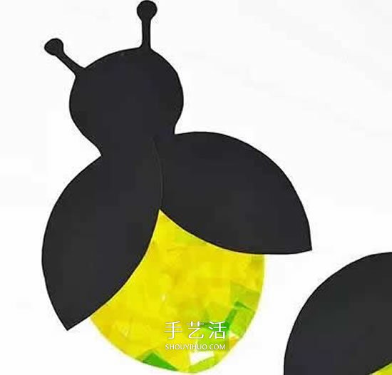 夏天夜晚的美麗舞者 卡紙手工制作可愛螢火蟲 -  rpnrmr.com