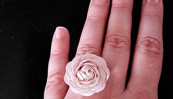 花布條玫瑰花手工制作 布條玫瑰花飾品DIY圖解 -  rpnrmr.com