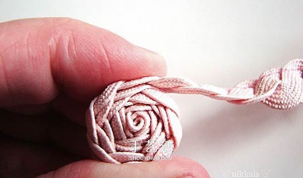 花布條玫瑰花手工制作 布條玫瑰花飾品DIY圖解 -  rpnrmr.com