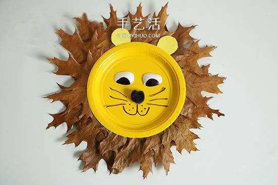 幼兒紙餐盤廢物利用 做一只可愛的大獅子做法 -  rpnrmr.com
