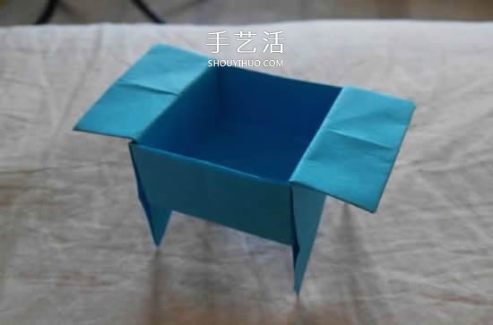 兒童簡單折紙盒教程 鼎形紙盒的折法圖解 -  rpnrmr.com
