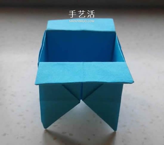 兒童簡單折紙盒教程 鼎形紙盒的折法圖解 -  rpnrmr.com