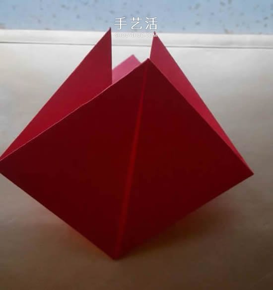 兒童簡單折紙盒教程 鼎形紙盒的折法圖解 -  rpnrmr.com