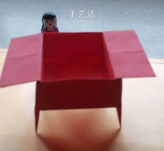 兒童簡單折紙盒教程 鼎形紙盒的折法圖解 -  rpnrmr.com