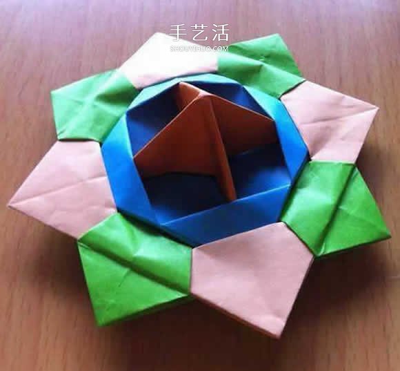旋轉(zhuǎn)紙陀螺怎么折圖解 簡(jiǎn)單花型陀螺折紙教程 -  rpnrmr.com