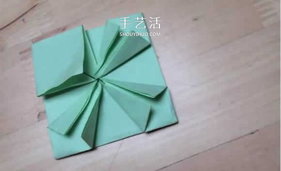 旋轉(zhuǎn)紙陀螺怎么折圖解 簡(jiǎn)單花型陀螺折紙教程 -  rpnrmr.com