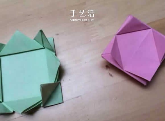 旋轉(zhuǎn)紙陀螺怎么折圖解 簡(jiǎn)單花型陀螺折紙教程 -  rpnrmr.com