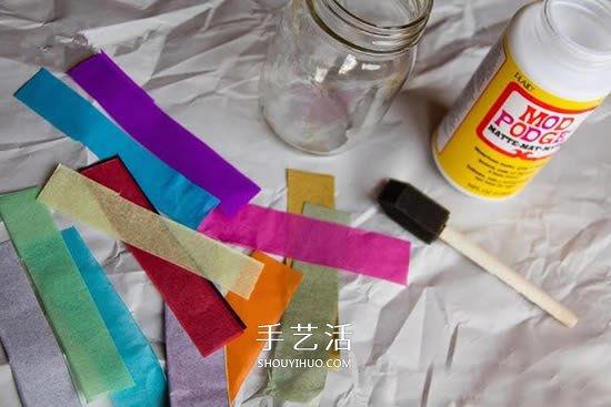 簡單又漂亮的玻璃瓶燈籠手工制作圖解教程 -  rpnrmr.com