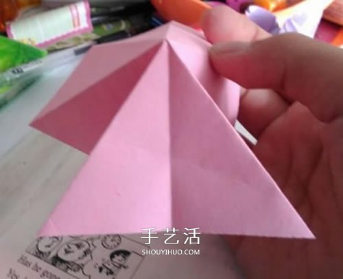 牽?；ǖ恼奂埐襟E圖解 怎么折喇叭花的教程 -  rpnrmr.com