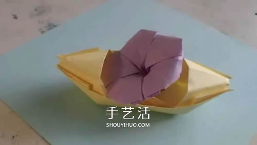 牽?；ǖ恼奂埐襟E圖解 怎么折喇叭花的教程 -  rpnrmr.com