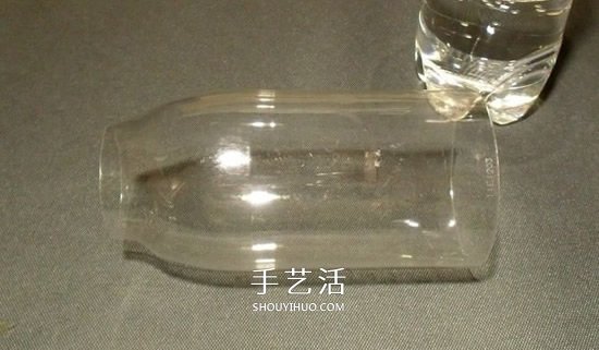水果網(wǎng)套廢物利用 配上礦泉水瓶做燈籠燈飾 -  rpnrmr.com