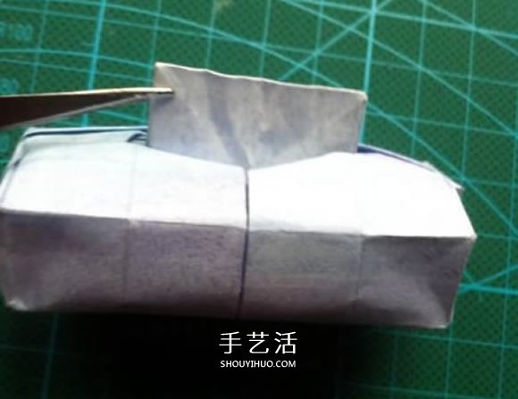 谷田尚之的折紙教程 可愛紙巾盒的折法圖解 -  rpnrmr.com