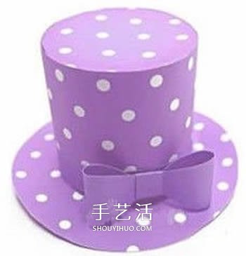 卡紙做禮帽的手工教程 簡單又漂亮小禮帽DIY -  rpnrmr.com
