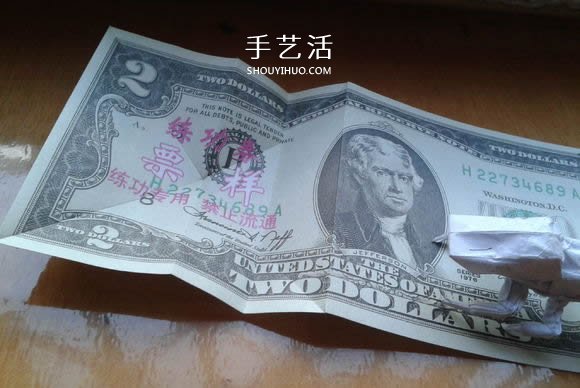 花心天使心的折法圖解 好看美元折紙愛(ài)心教程 -  rpnrmr.com
