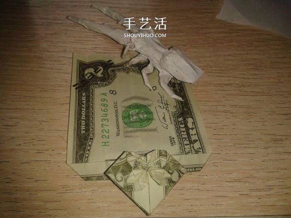 花心天使心的折法圖解 好看美元折紙愛(ài)心教程 -  rpnrmr.com
