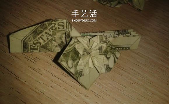 花心天使心的折法圖解 好看美元折紙愛(ài)心教程 -  rpnrmr.com