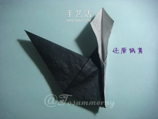 貓奴還不快來(lái)拜見(jiàn)！坐姿立體貓咪的折紙圖解 -  rpnrmr.com