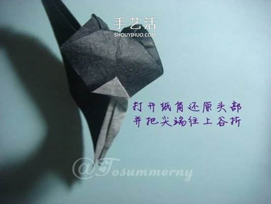 貓奴還不快來(lái)拜見(jiàn)！坐姿立體貓咪的折紙圖解 -  rpnrmr.com