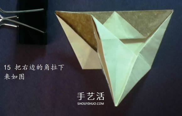 把貓貓“戴”身邊！貓頭戒指的折紙方法圖解 -  rpnrmr.com