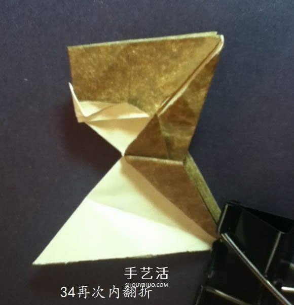 把貓貓“戴”身邊！貓頭戒指的折紙方法圖解 -  rpnrmr.com