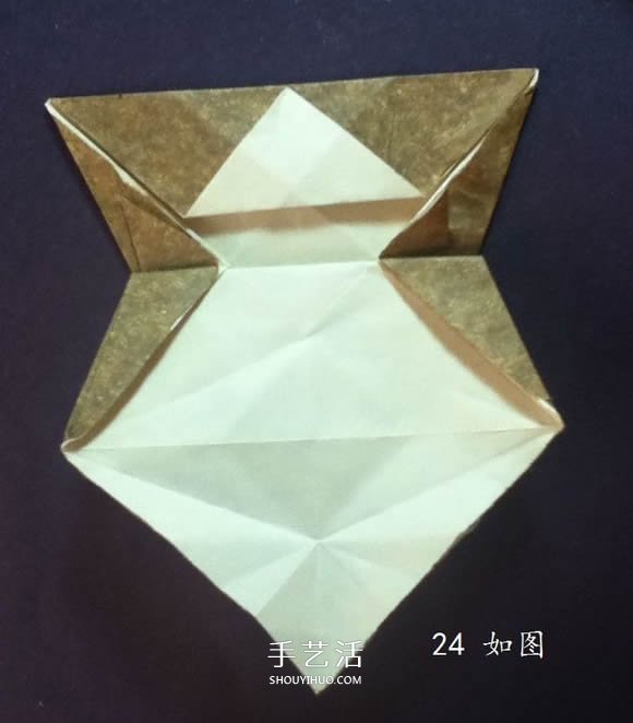 把貓貓“戴”身邊！貓頭戒指的折紙方法圖解 -  rpnrmr.com