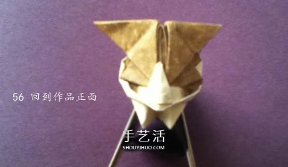 把貓貓“戴”身邊！貓頭戒指的折紙方法圖解 -  rpnrmr.com