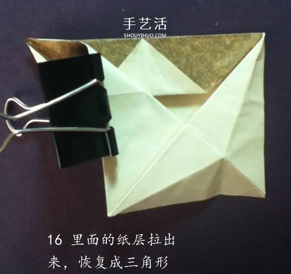 把貓貓“戴”身邊！貓頭戒指的折紙方法圖解 -  rpnrmr.com