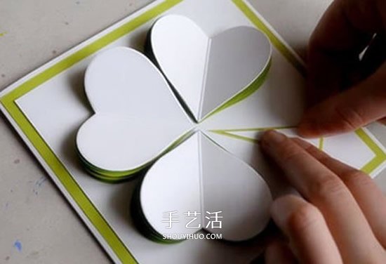 情人節(jié)表白賀卡：可愛三葉草賀卡的制作方法 -  rpnrmr.com